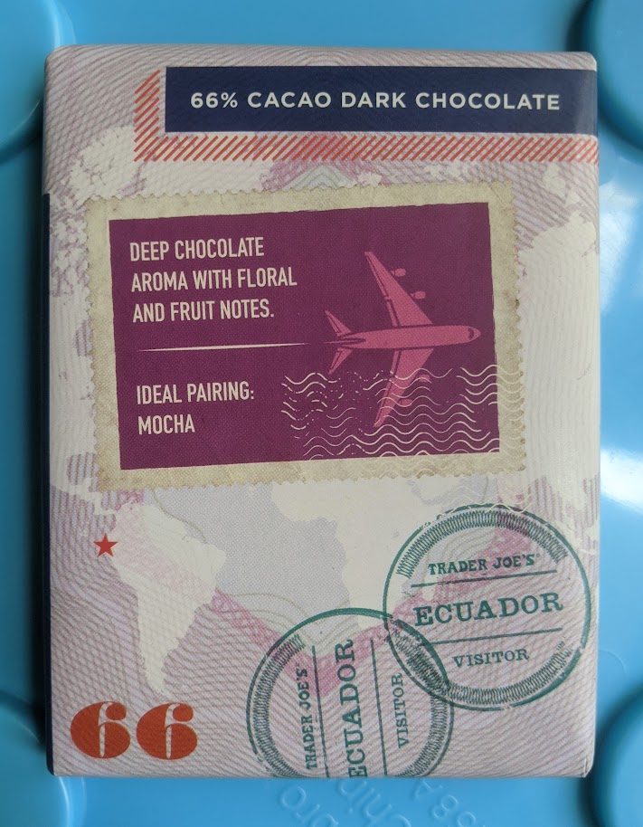 66% ecuador trader joe's bar