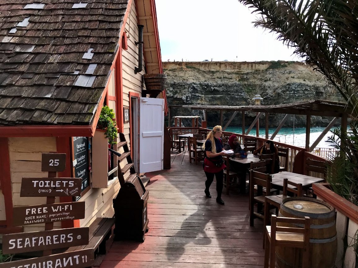 popeye village malta cafe restaurant