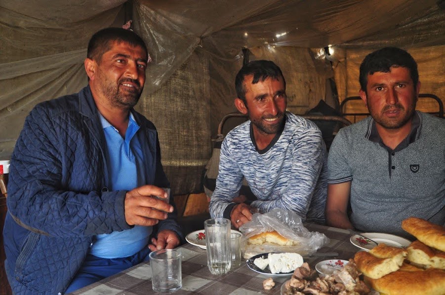 nomadic yazidi men in armenia