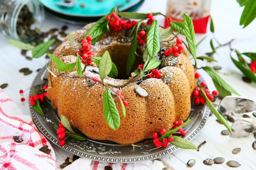 Pepita Bundt Cake with Spelt and Buckwheat