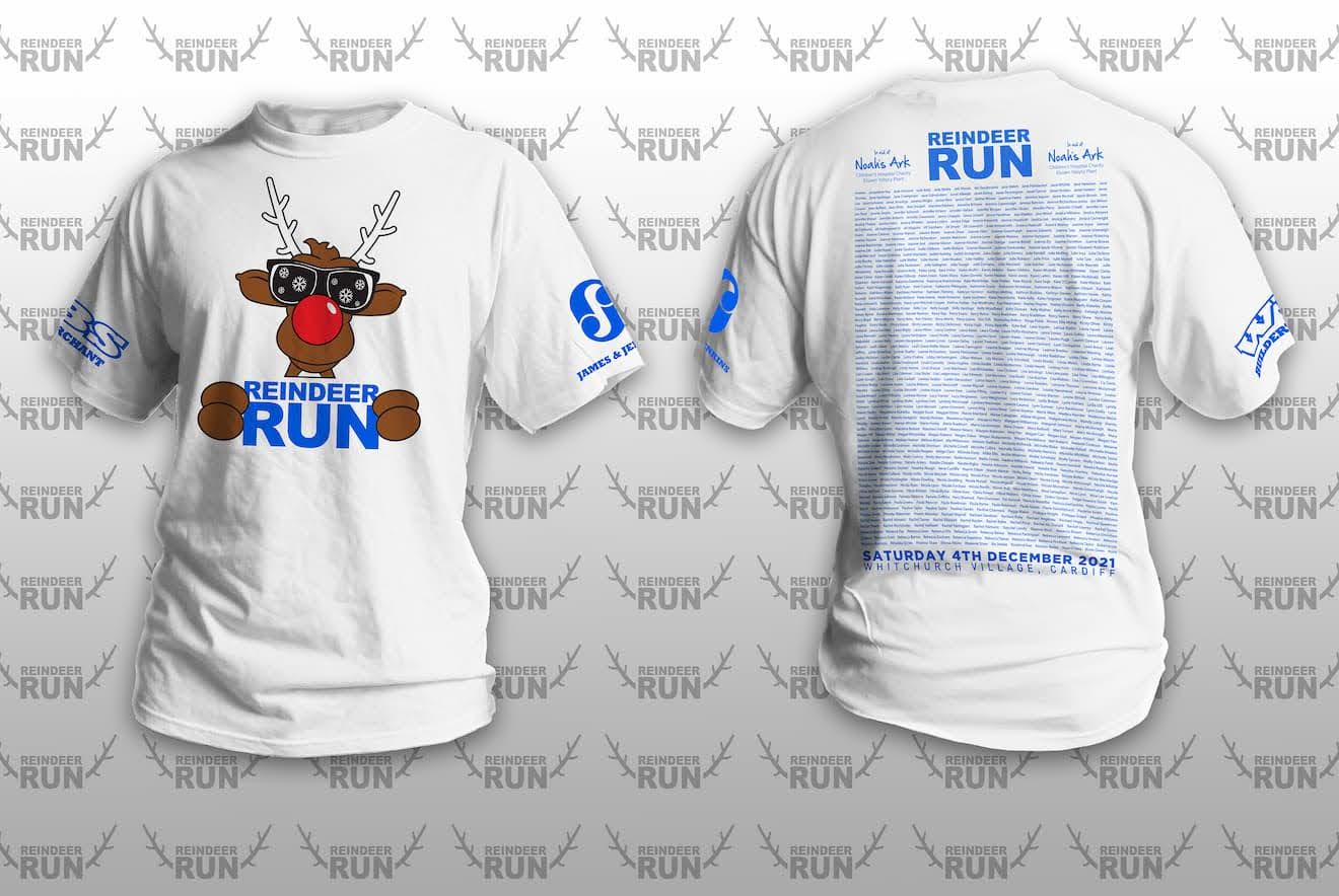 Reindeer Run Names T-Shirt