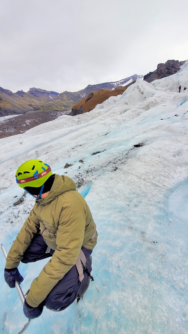 Glacier Hike and Ice Cave Visit with Troll Expeditions from Skaftafell as part of the Skaftafell Blue Ice Cave & Glacier Hike Winter Tour