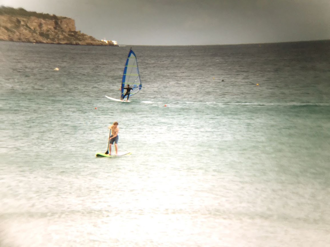 ghadira beach windsurfing