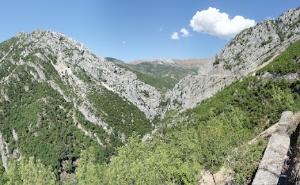 Vom Qafa e Shtamës nach Kruja.