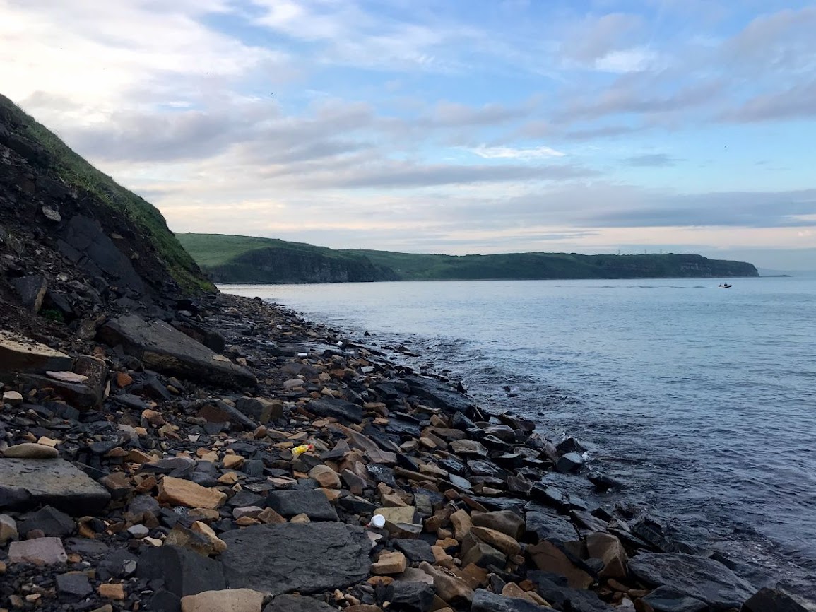 Picturesque shore of Russky Island vladivostok 