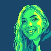 Pixel art portrait of Marz