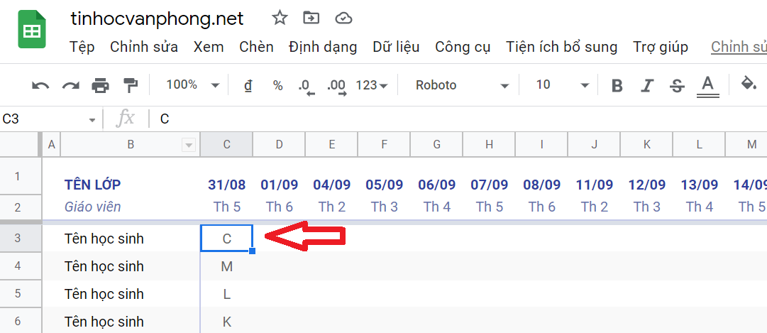 hướng dẫn xóa, thêm cột trong google sheets