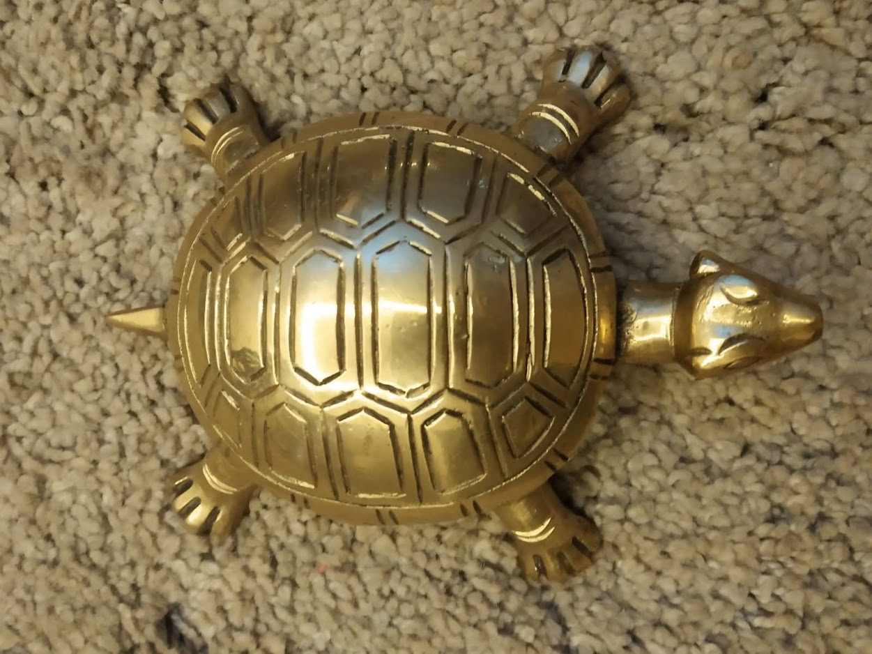 Metal Tortoise for showpiece