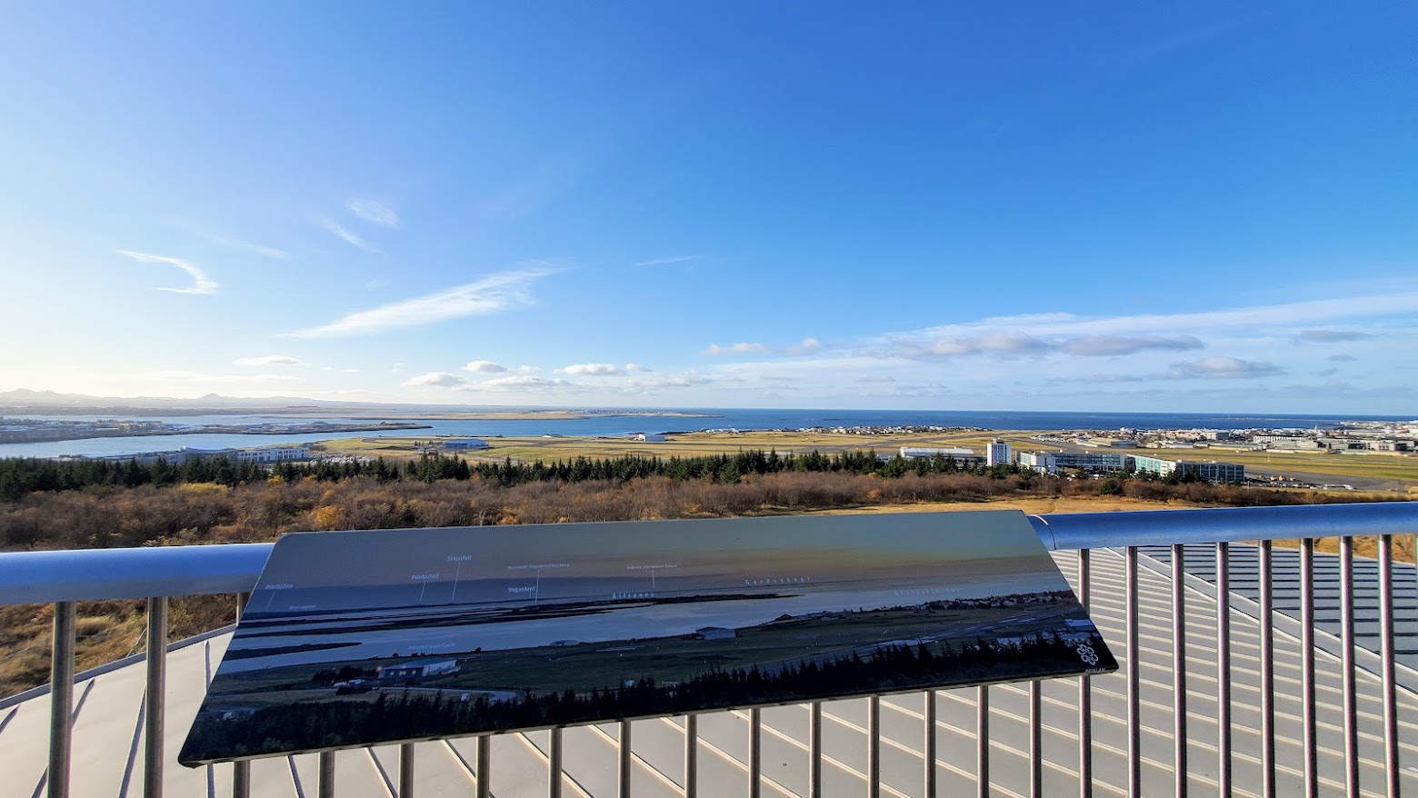 Perlan's 360-degree observation deck that has long served as one of the capital’s best viewpoints - or see it from the inside from their cafe. From here, you will have views over the black and white slopes of Mount Esja overlooking the waters of Faxaflói Bay and the colorful rooftops of Reykjavík and the steeple tower of Hallgrímskirkja.