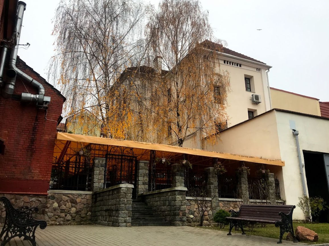 minsk belarus trinity suburb autumn yellow birches 