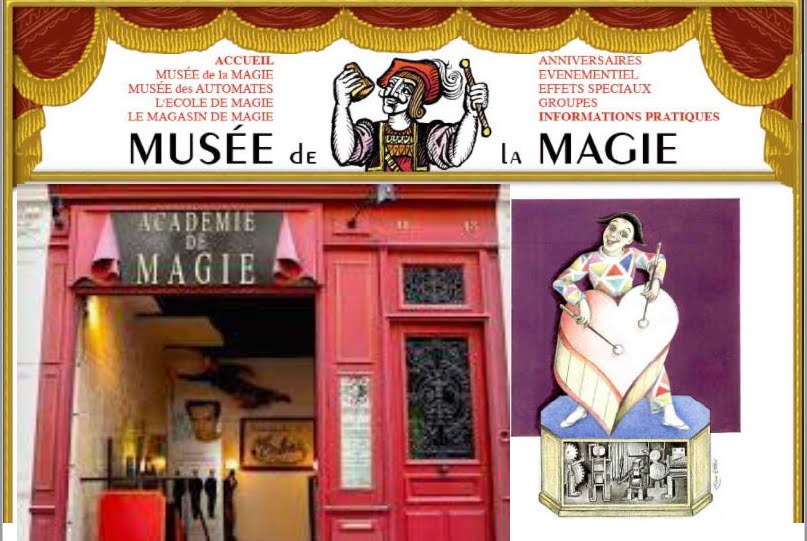 Sortie adulte et familles - Musée de la magie REPORTÉE