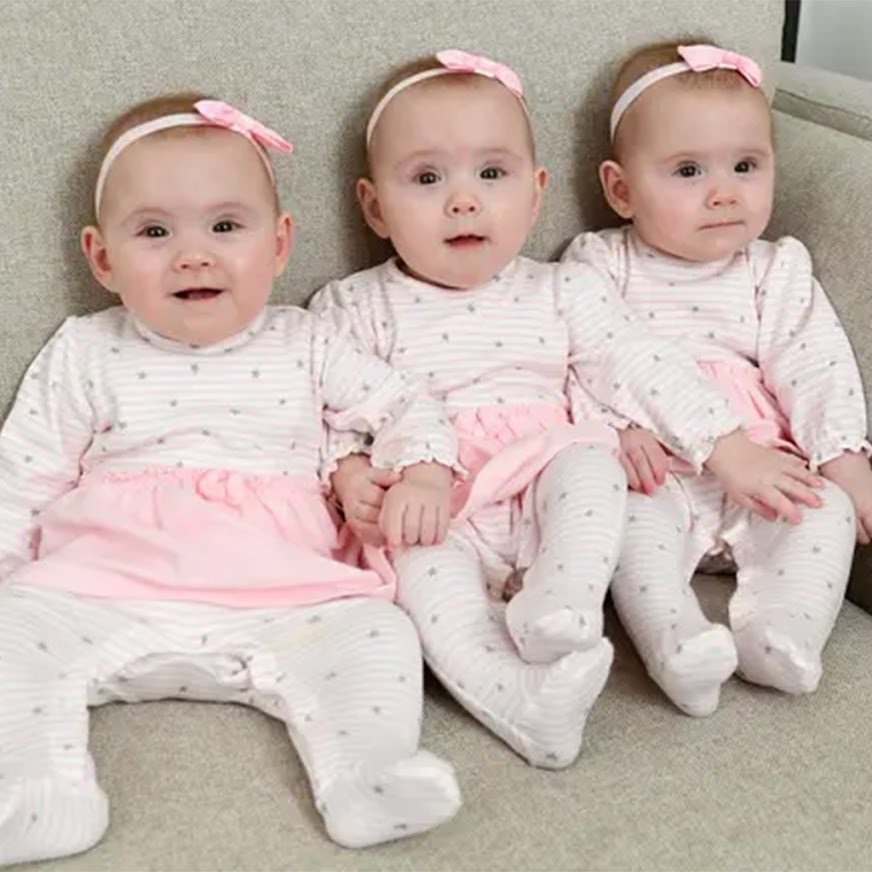 The Beautiful Identical Triplets That Brought Joy Back Into Couple’s Lives