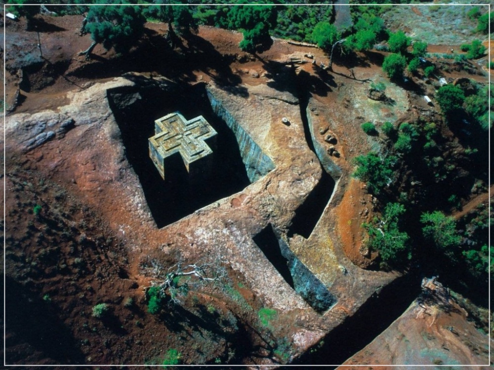 As igrejas de pedra de Lalibela, na África