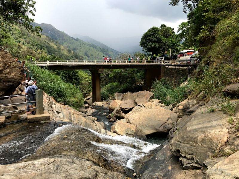 Bridge before the Ravana Waterfalls