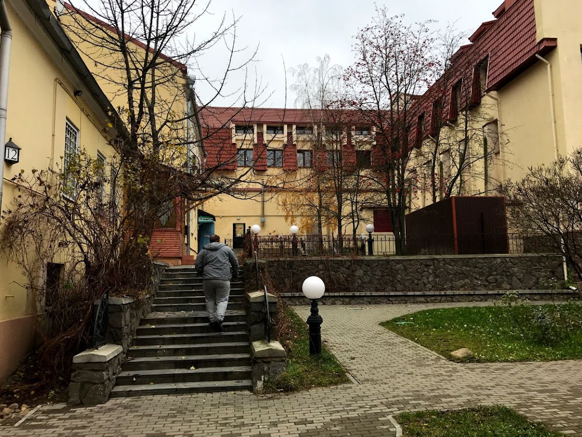 minsk belarus trinity suburb inner yard 