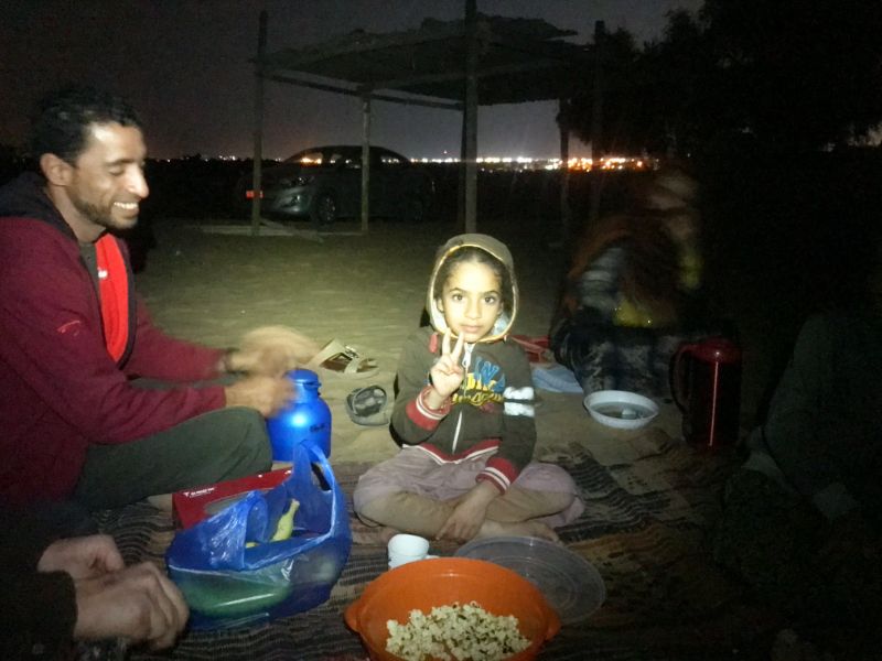 having dinner in the desert wahiba sands oman