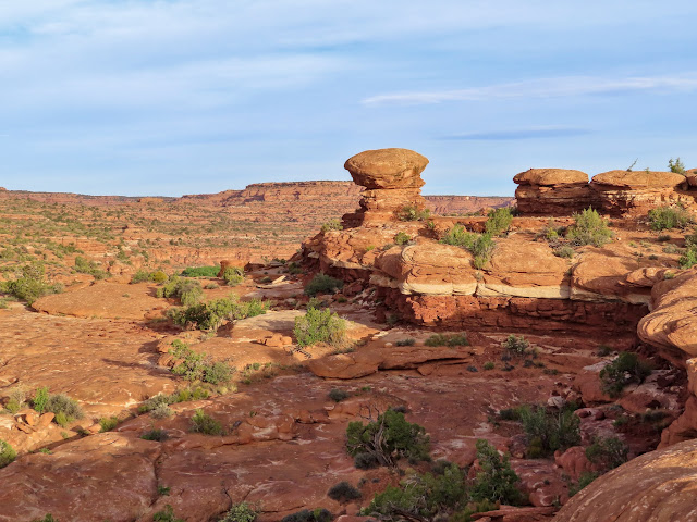 Nearing the canyon rim