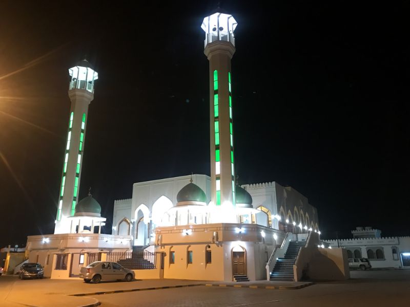 oman sur city mosque