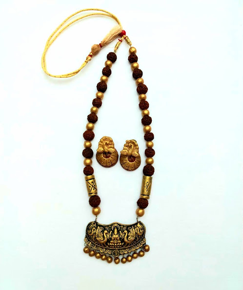 Handmade Terracotta Necklace for women