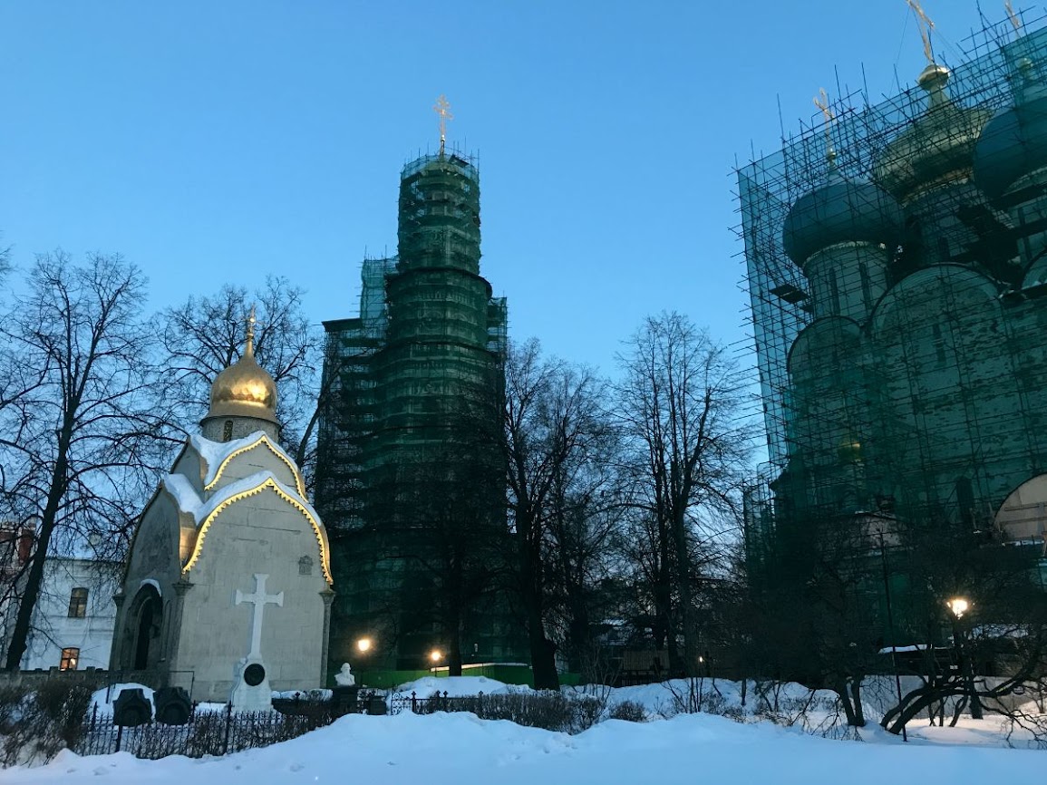 Smolensky Cathedral and Bell Tower novodevichy convent