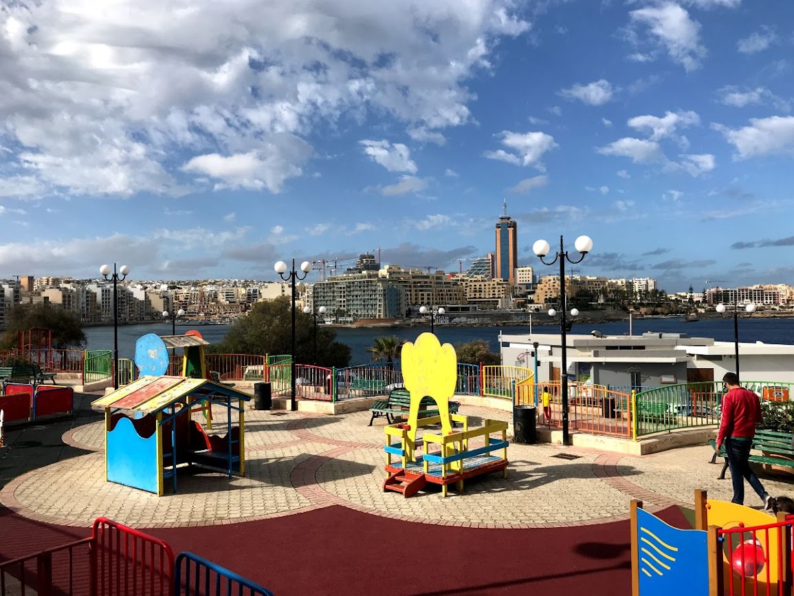 sliema malta independence garden