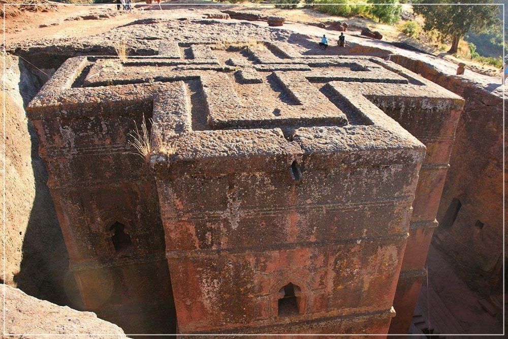 As igrejas de pedra de Lalibela, na África