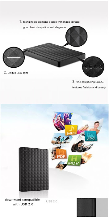 Disque dur Externe Expansion SEAGATE 1To, USB 3.0 - DARIACOM