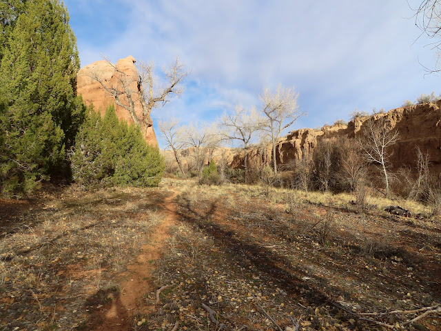 Old trail in Cordova Canyon