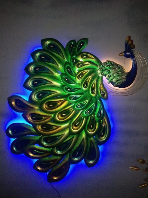 Peacock Led Wall Decor