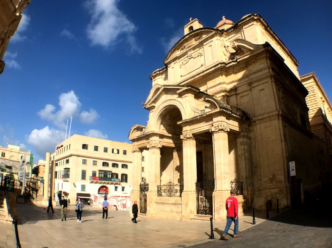 valetta malta church of st cathrine of alexandria