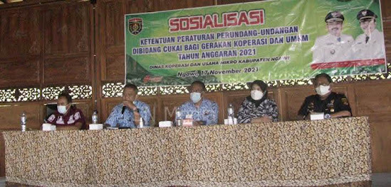 memberantas rokok ilegal di Ngawi