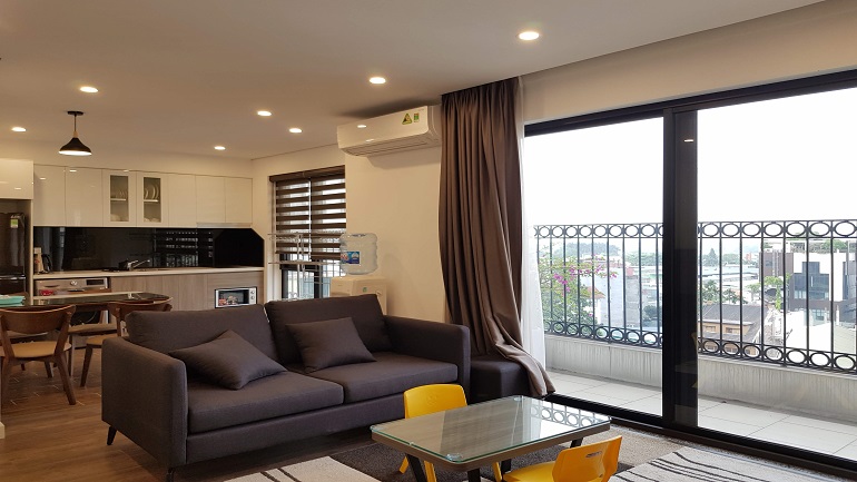 Very nice 1 – bedroom apartment with balcony in Tay Ho street, Tay Ho district for rent