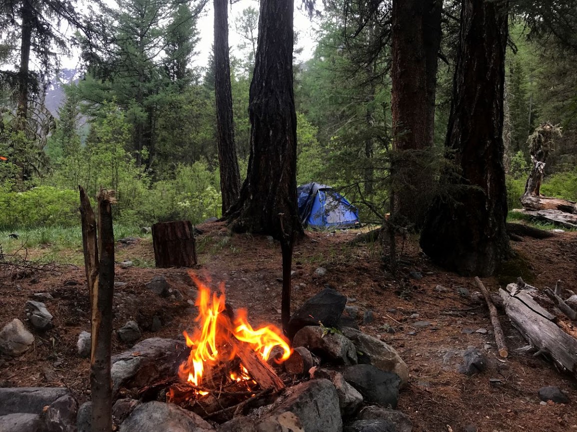 camping in the altai mountains russia