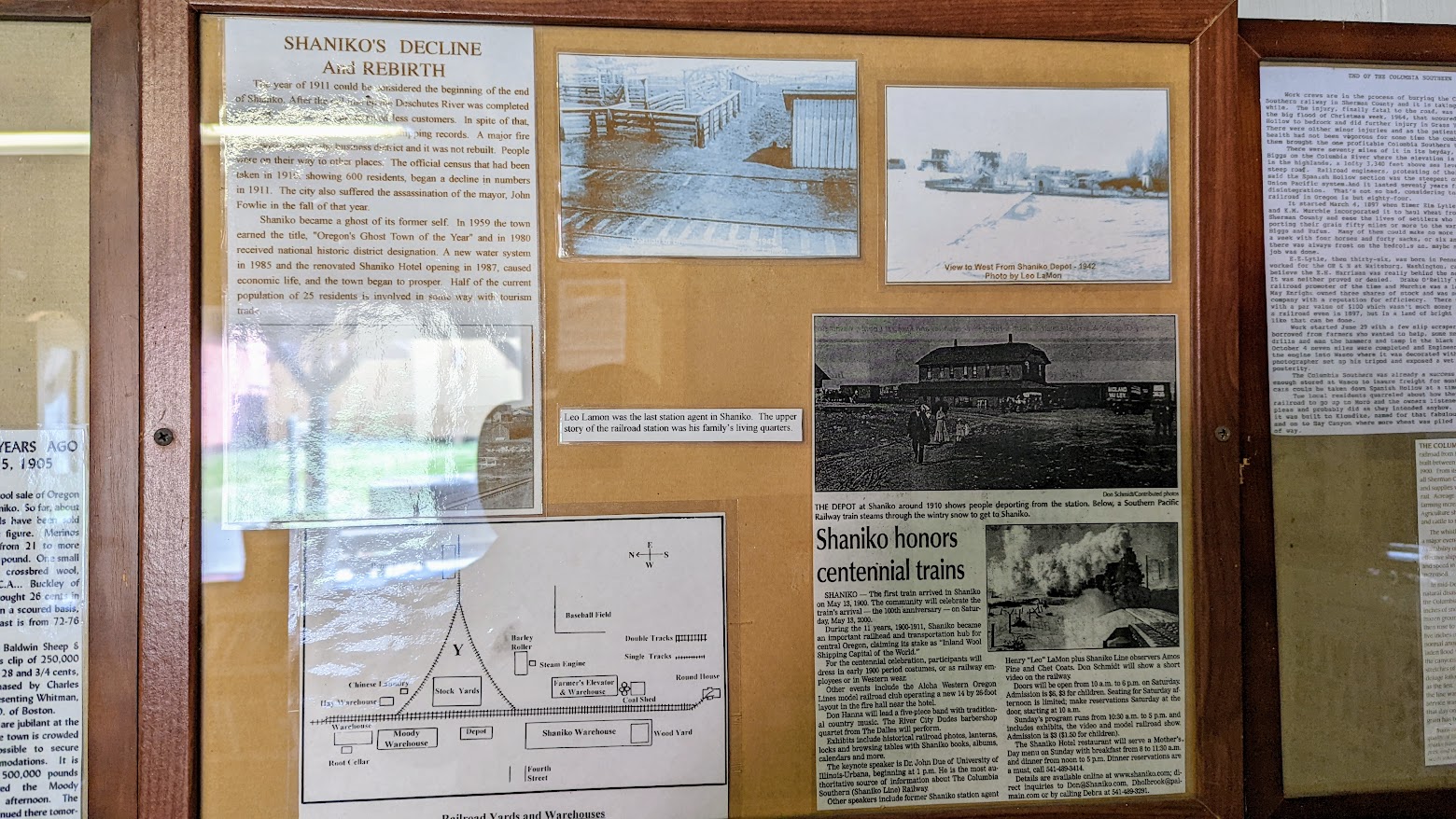 Planning a Trip to the Painted Hills - we opted to take 97 as part of the Journey Through Time Scenic Byway from Portland through Shaniko where you can visit this strip of old wooden buildings where you can find and enter (free/donation box) the Shaniko Sage Museum to see a free library and many old articles and photos of Shaniko hey days