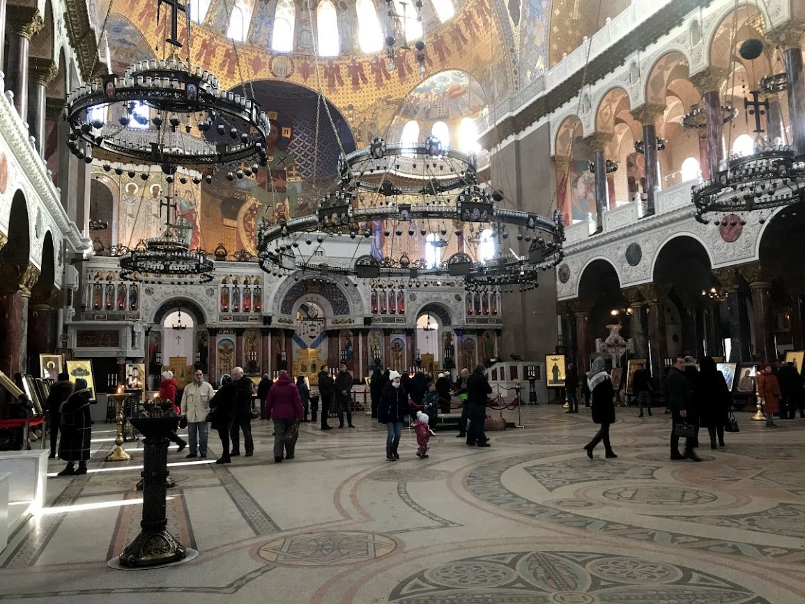 naval cathedral kronstadt interior