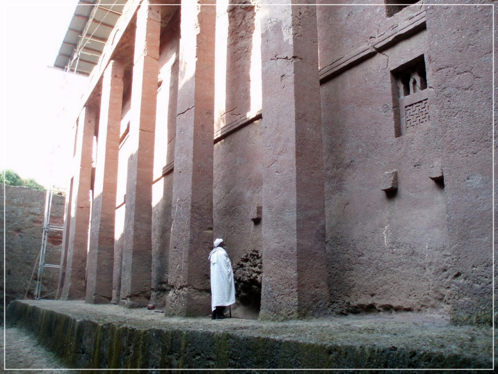 As igrejas de pedra de Lalibela, na África