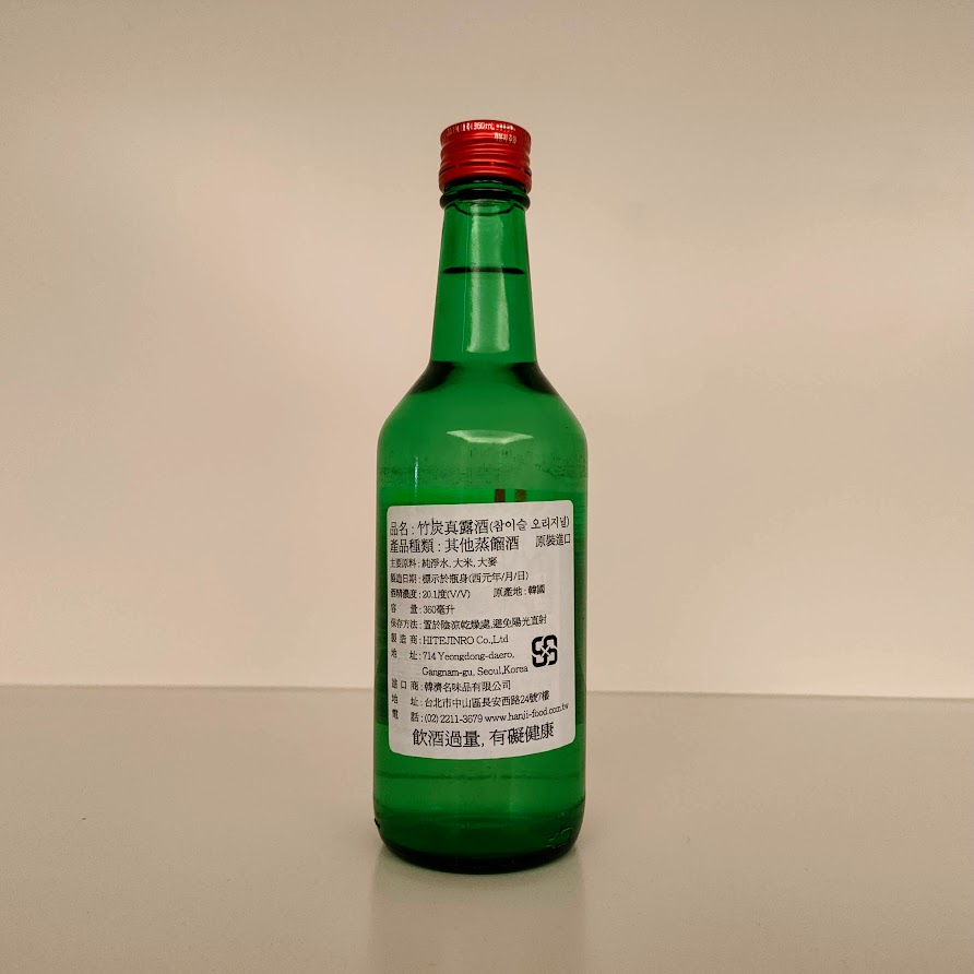 【燒酒】竹炭真露酒 - 360ml - Hite Jinro