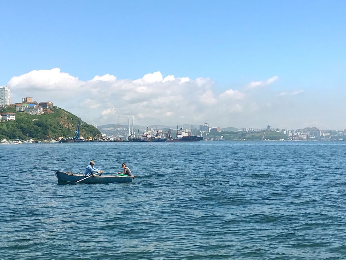 Boating in Amur Bay vladivostok 