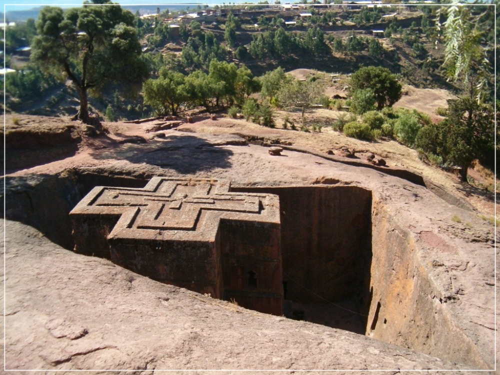 As igrejas de pedra de Lalibela, na África