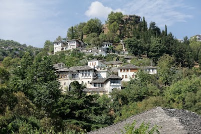 Wohntürme in Gjirokastra.