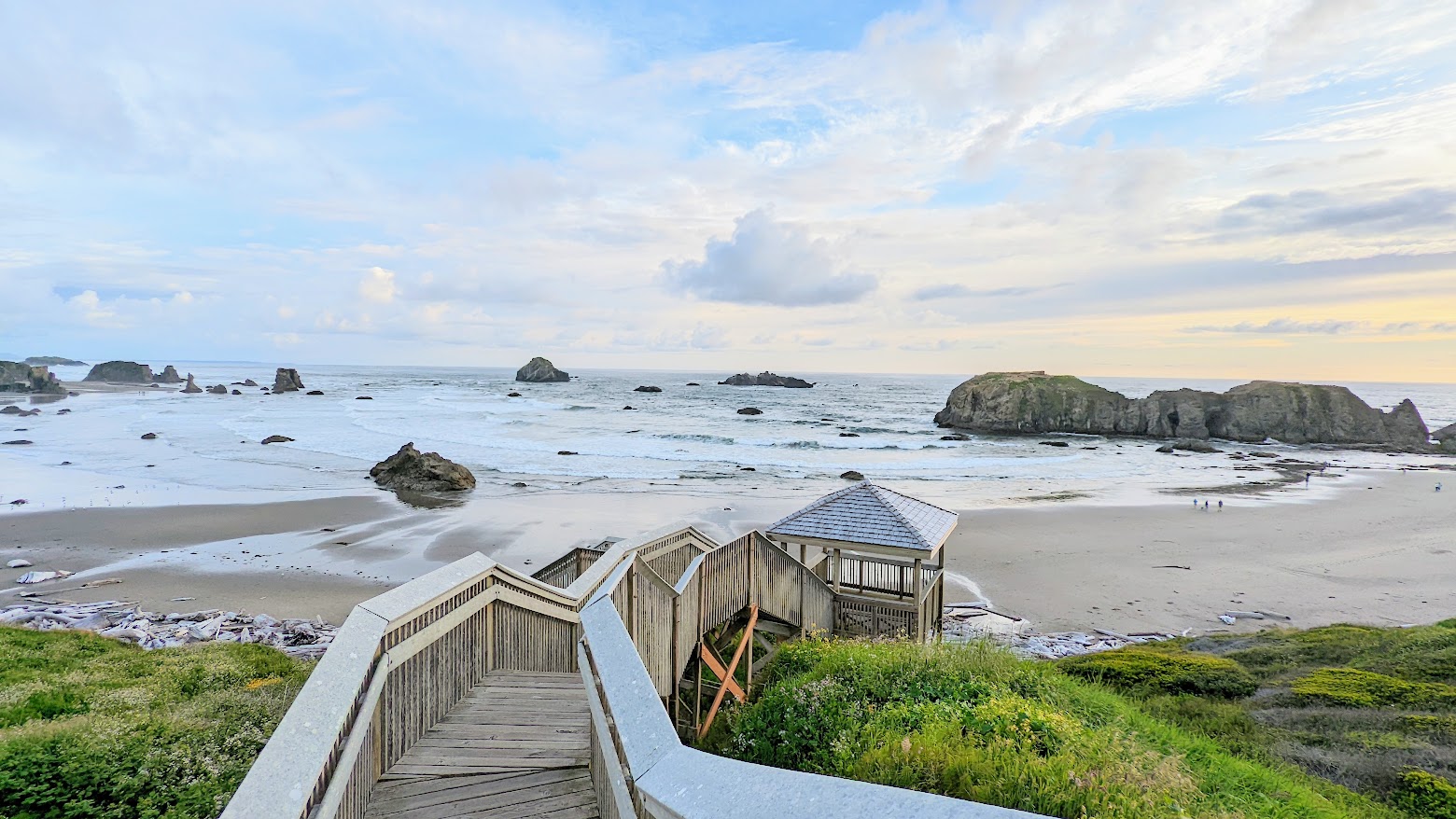 Sunset at Coquille Point