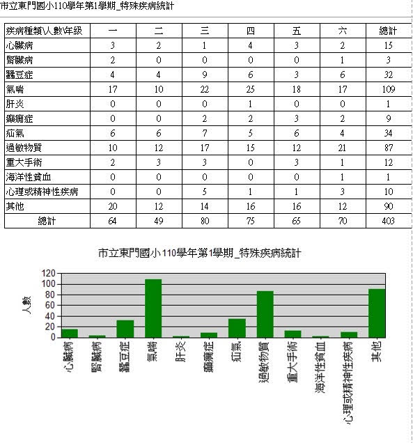 110學年特殊疾病分析統計圖-B組雅琳