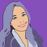 Pixel art portrait of Briana White