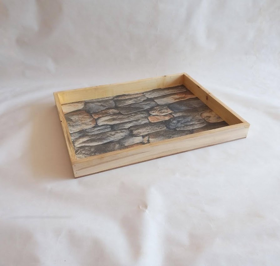 Handcarved Wooden Tray