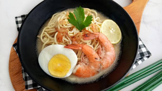 Resep Mie Telor Kuah Kental khas Palembang