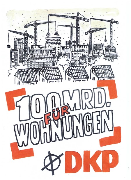 Walters Wahlplakat «100 Mrd. für Wohnungen»