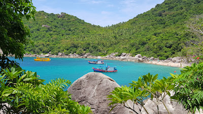 Snorkel in turquoise green and beautiful waters at Mango Bay