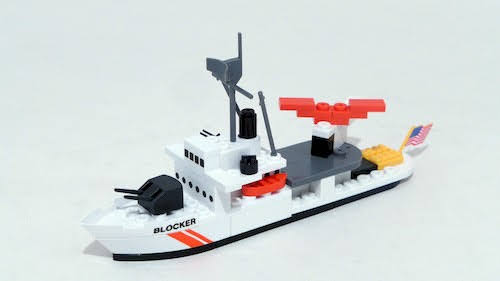 COAST GUARD CUTTER WITH COPTER (BLOCKER)