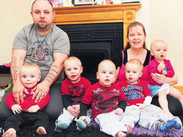 Mum Of Three Sets Of Twins All Under The Age Of Five