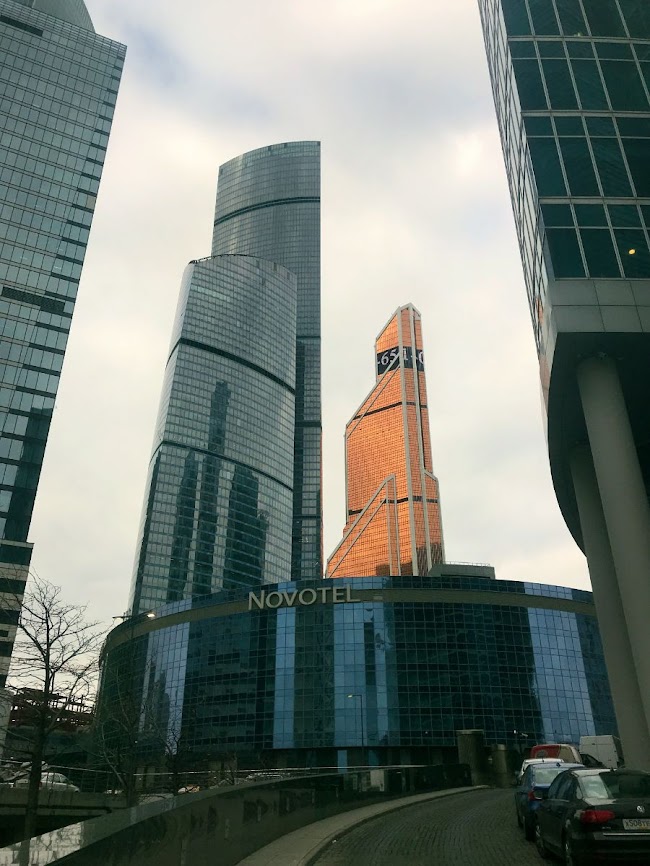 The Federation and Mercury City Towers in Moscow